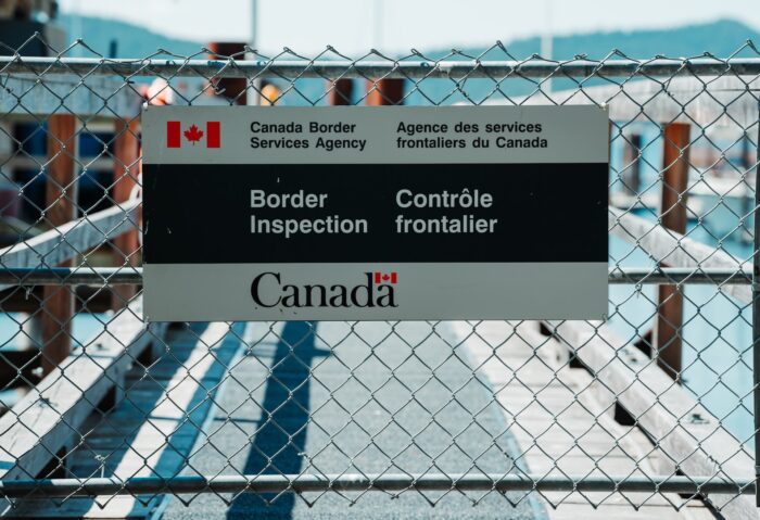 canada border crossing route